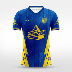 Cikers Sports blue / S Wheat Plain- Custom Soccer Jersey for Men Sublimation - WS201GYVC3