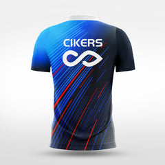 Cikers Sports Blue Wind-Custom Sublimated Badminton Jersey - Professional Breathable Teamwear
