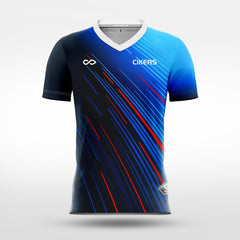 Cikers Sports Blue Wind-Custom Sublimated Badminton Jersey - Professional Breathable Teamwear