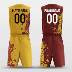 Cikers Sports Broken - Customized Reversible Sublimated Basketball Set