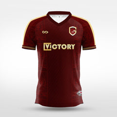 Cikers Sports Brownish-red / S Azure Shadow - Custom Soccer Jersey for Men Sublimation - WS201GYVO3