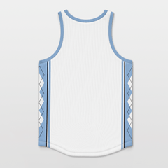 Cikers Sports Carolina Blue - Customized Basketball Jersey Top