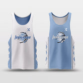 Cikers Sports Carolina Blue - Customized Reversible Quick Dry Basketball Jersey