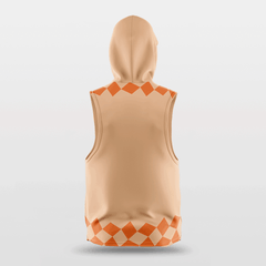 Cikers Sports Checkerboard - Customized Basketball Sleeveless Hoodies