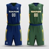 Cikers Sports Classic54 - Customized Reversible Sublimated Basketball Set