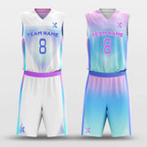 Cikers Sports Cotton Candy - Customized Reversible Sublimated Basketball Set