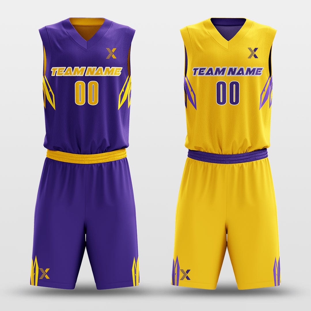 Cikers Sports Crystal - Customized Reversible Sublimated Basketball Set