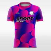 Cikers Sports Deeppink / S Round Dot - Custom Soccer Jersey for Men Sublimation