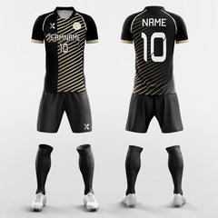 Cikers Sports Diagonal Stripes - Sublimation Custom Soccer Kits Short Sleeve