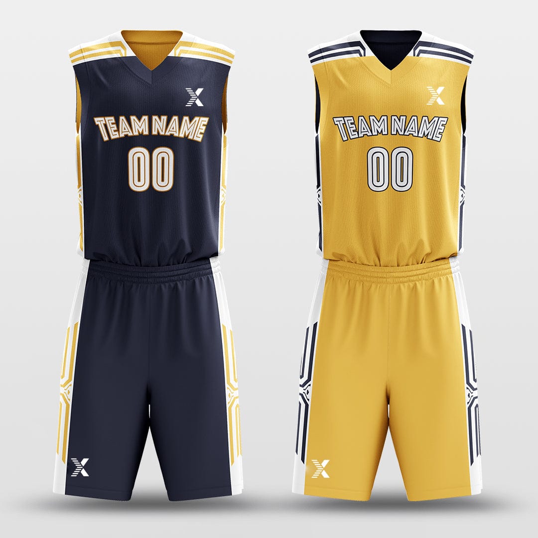 Cikers Sports Drive - Customized Reversible Sublimated Basketball Set