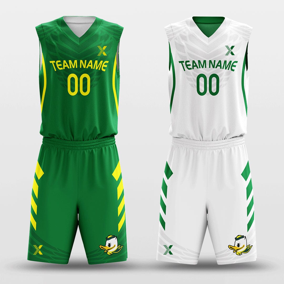 Cikers Sports Duck - Customized Reversible Sublimated Basketball Set