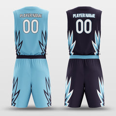 Cikers Sports Feather - Customized Reversible Sublimated Basketball Set