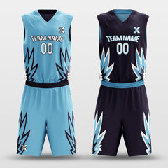 Cikers Sports Feather - Customized Reversible Sublimated Basketball Set