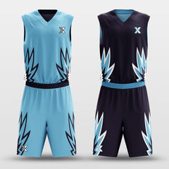 Cikers Sports Feather - Customized Reversible Sublimated Basketball Set