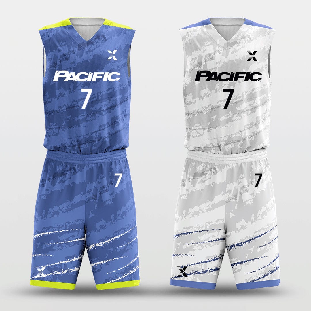 Cikers Sports Floating Cloud - Customized Reversible Sublimated Basketball Set