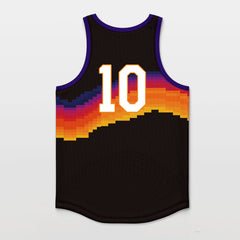 Cikers Sports Frisbee Jersey Sun Fire - Customized Basketball Jersey Top
