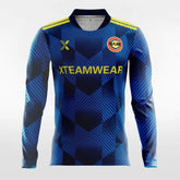 Cikers Sports Graffiti - Customized Men's Sublimated Long Sleeve Soccer Jersey