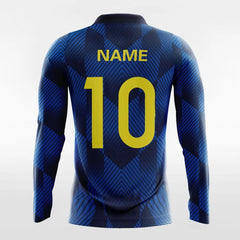 Cikers Sports Graffiti - Customized Men's Sublimated Long Sleeve Soccer Jersey
