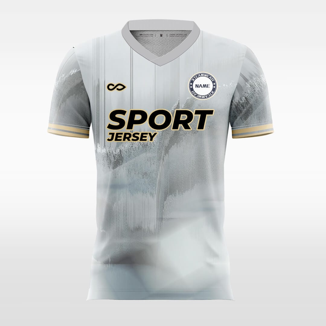 Cikers Sports Gray / S Gouache - Custom Soccer Jersey for Men Sublimation FT060309S