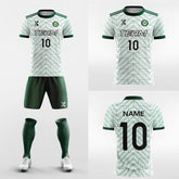 Cikers Sports Green / S Geometric Print - Custom Sublimation Soccer Kits Short Sleeve