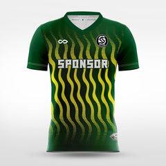 Cikers Sports green / S Rhythmic Tide - Custom Soccer Jersey for Men Sublimation - WS201GCLDZC3