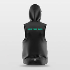 Cikers Sports Green Tech - Customized Basketball Sleeveless Hoodies