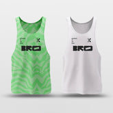 Cikers Sports Green & White / S Bamboo - Customized Reversible Quick Dry Basketball Jersey