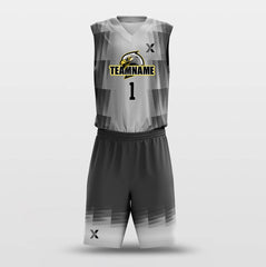 Cikers Sports Grey Belt - Custom Sublimated Basketball Jersey Set