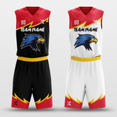 Cikers Sports Hawks - Customized Reversible Sublimated Basketball Set