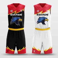 Cikers Sports Hawks - Customized Reversible Sublimated Basketball Set