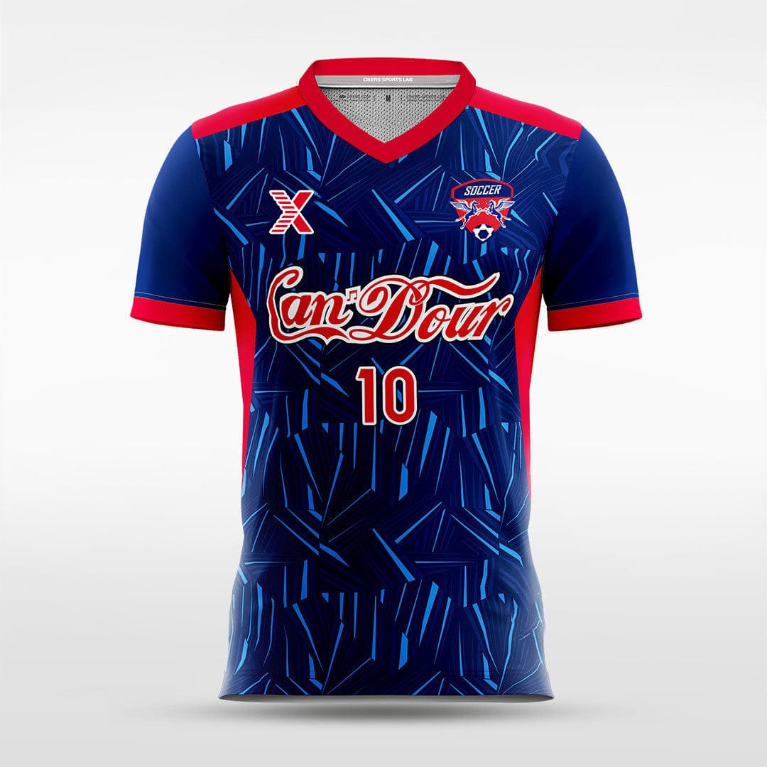 Cikers Sports Ice Blade - Customized Men's Sublimated Soccer Jersey