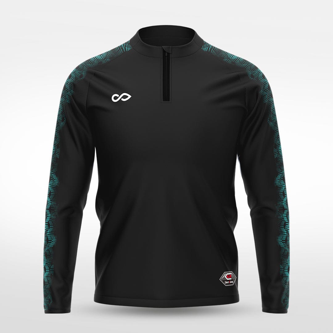 Cikers Sports Jackets black / S Night Shadow - Customized Men's 1/4 Zip Jacket