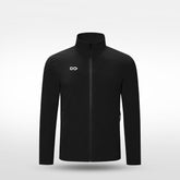 Cikers Sports Jackets Black / S Stand-up collar winter fleece - Customized Full-Zip Jacket with Hoodie