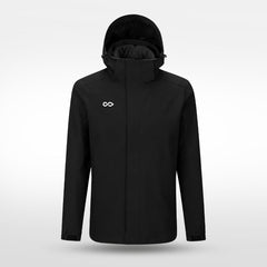 Cikers Sports Jackets Black / S Winter down jacket with detachable hood - Rash Jacket