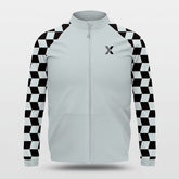 Cikers Sports Jackets Checkerboard - Customized Stand Collar leisure Jacket