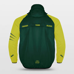 Cikers Sports Jackets Dark Green / S Cat Paw - Customized Hooded Waterproof Sports Jacket