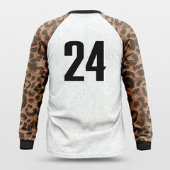 Cikers Sports Jackets Leopard - Customized Baggy Long Sleeve Shooting Jersey