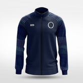 Cikers Sports Jackets Navy Blue / S Star Trails - Customized Men's Sublimated Full-Zip Jacket