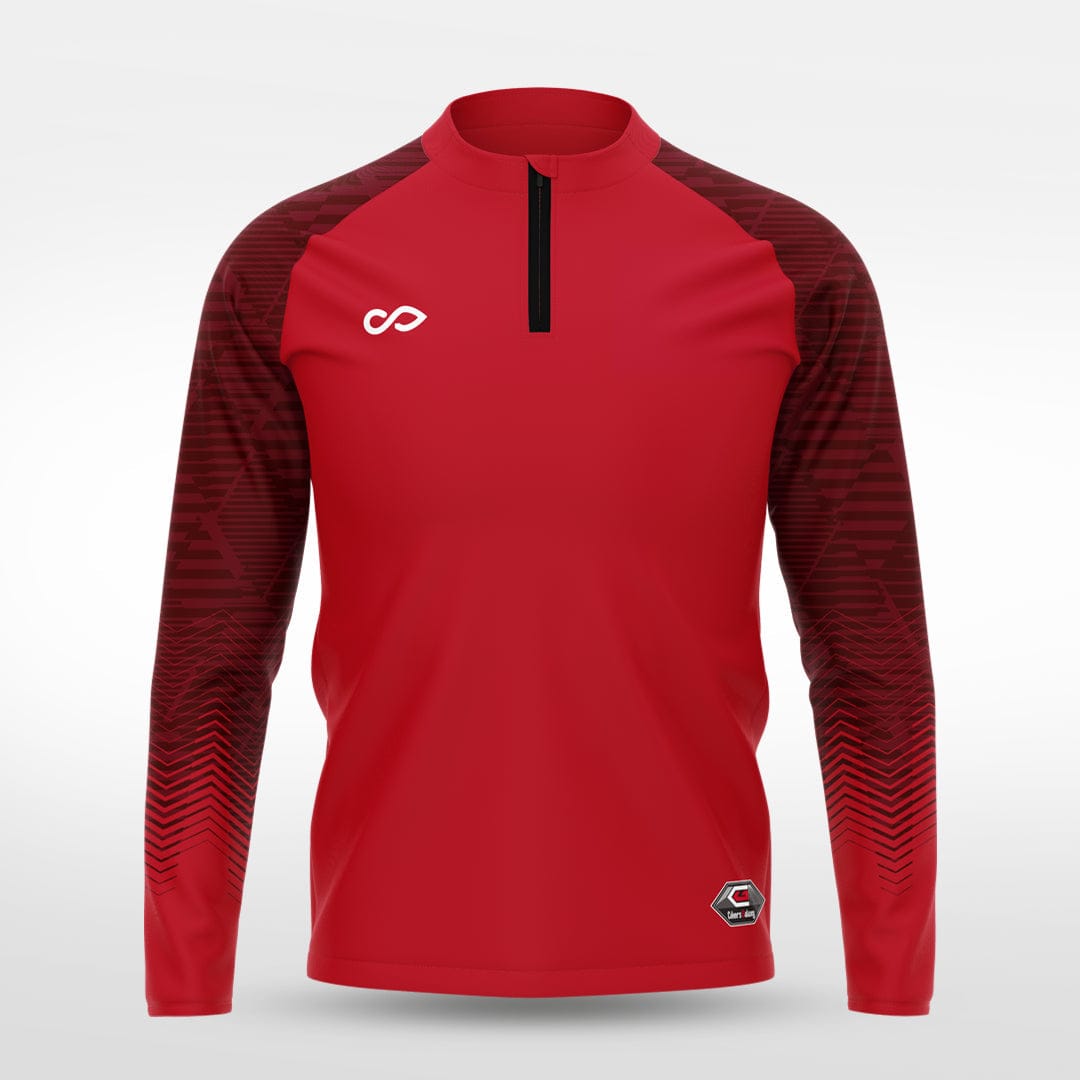 Cikers Sports Jackets Red / S Urban Forest - Customized Kids 1/4 Zip Jacket