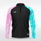 Cikers Sports Jackets Sun and Moon Shining Together - Customized Kids 1/4 Zip Jacket