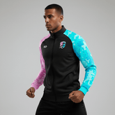 Cikers Sports Jackets Sun and Moon Shining Together - Customized Men's Sublimated Full-Zip Jacket - AT241XFLH3