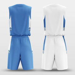 Cikers Sports Lake Water - Customized Reversible Sublimated Basketball Set