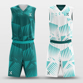 Cikers Sports Mint - Customized Reversible Sublimated Basketball Set