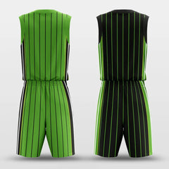 Cikers Sports Moss - Customized Reversible Sublimated Basketball Set