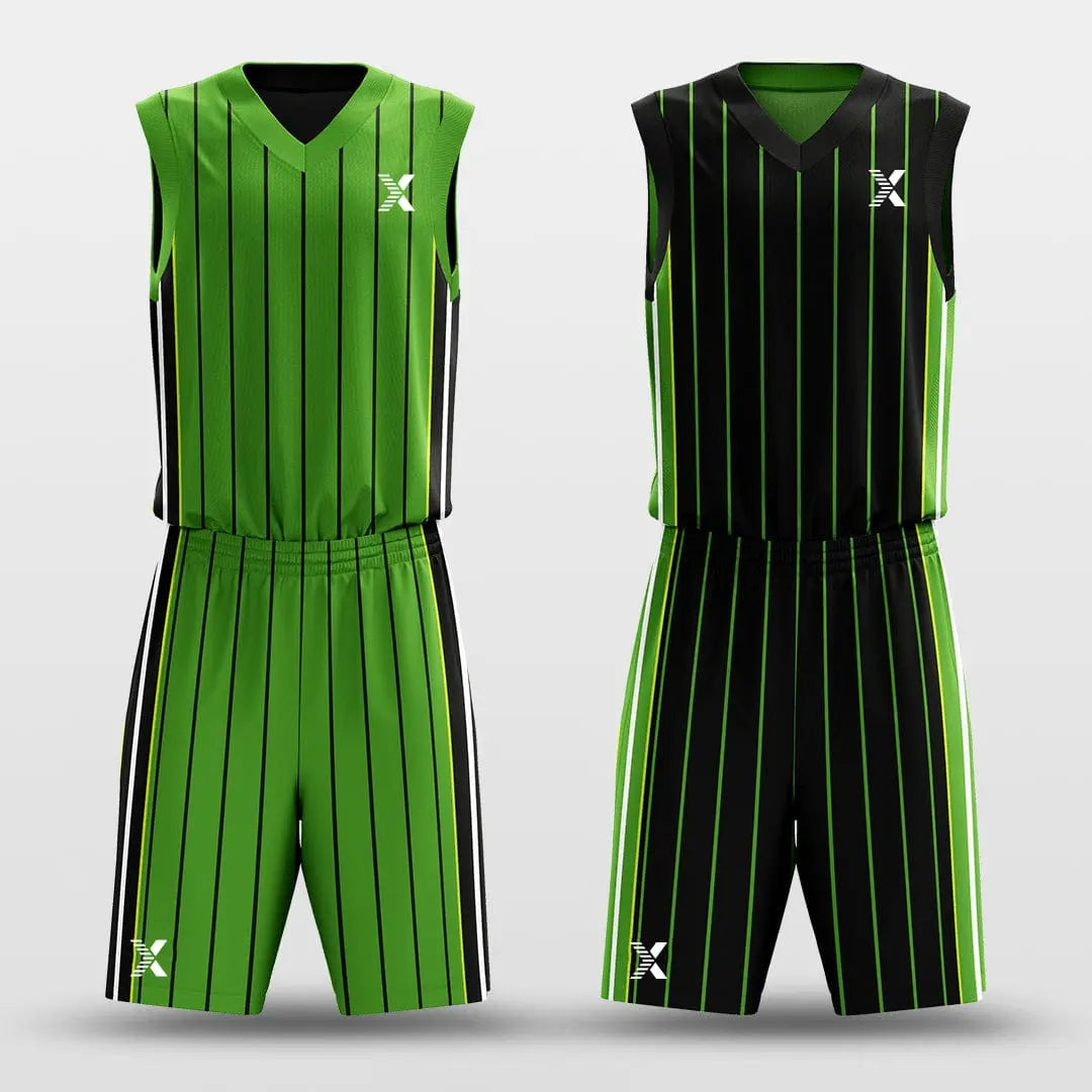 Cikers Sports Moss - Customized Reversible Sublimated Basketball Set