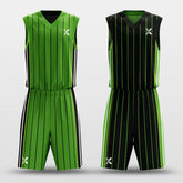 Cikers Sports Moss - Customized Reversible Sublimated Basketball Set