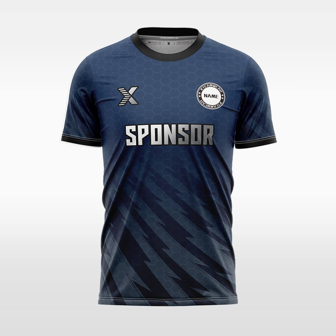 Cikers Sports Navy / S Beehive - Custom Design Soccer Jersey for Men Sublimation