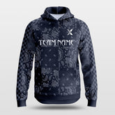 Cikers Sports Navy / S Paisley - Customized Loose-Fit training Hoodie
