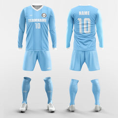 Cikers Sports pack Blue / S Ambition - Men's Sublimated Long Sleeve Football Kit