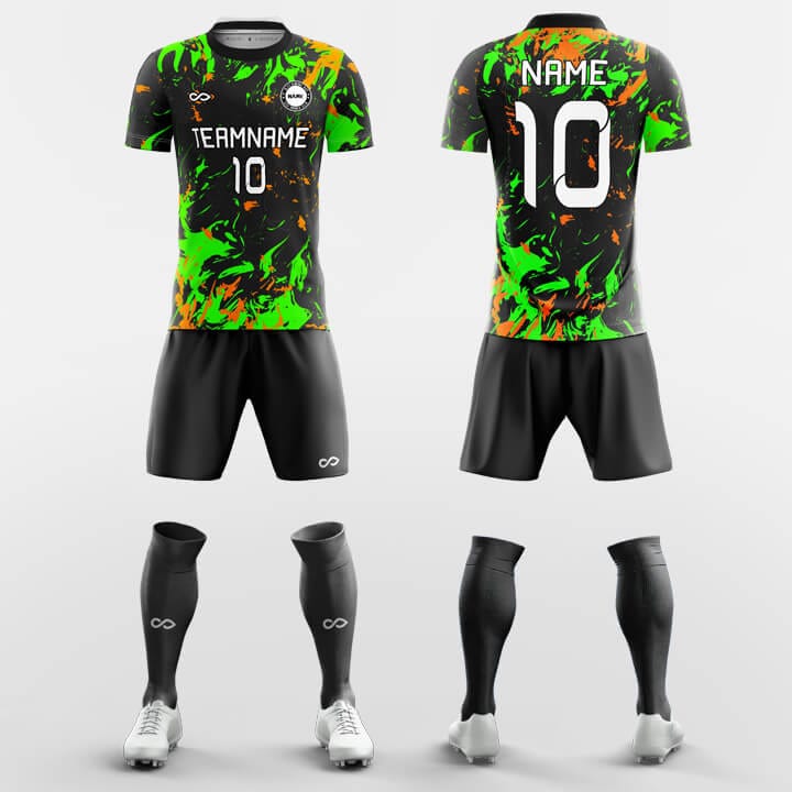 Cikers Sports pack Fluorescent Green / S Fluorescent Hurricane - Men's Sublimated Football Kit